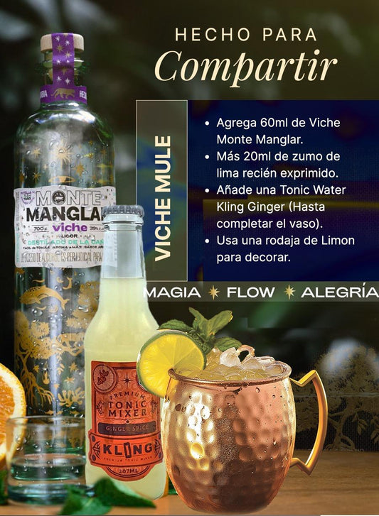 Botella de Monte Manglar + 2 Cervezas de Jengibre